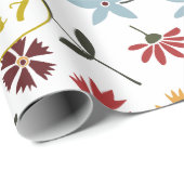 Farbenfarbenes Muster Geschenkpapier (Rolleneckpunkt)