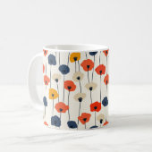 Farbenfarbenes Muster Kaffeetasse (Vorderseite Links)