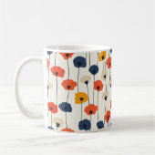 Farbenfarbenes Muster Kaffeetasse (Links)
