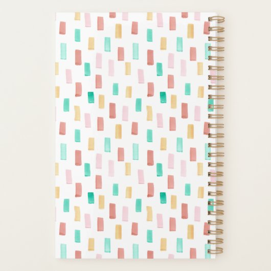 Farbenfarbenes Muster Planer (Rückseite)