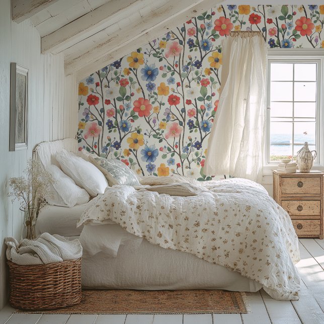 Farbenfarbenes Tapete im Wasserfarbenstil (Von Creator hochgeladen)