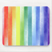 Farbenfarbenes vertikales Regenbogenmuster | Mousepad (Vorne)