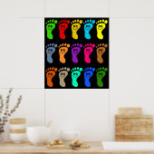 Farbenfilet Poster (Küche)