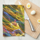 Farbenflames Handtuch (Viertel Falte)
