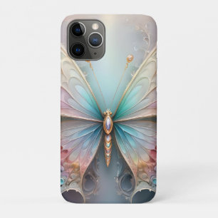Farbenflüstern: Pastell-Fraktal-Schmetterlingstrau Case-Mate iPhone Hülle