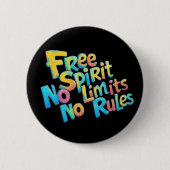 Farbenfreier Geist Button (Vorderseite)