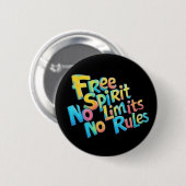 Farbenfreier Geist Button (Vorne & Hinten)