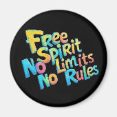 Farbenfreier Geist Magnet (Vorne)