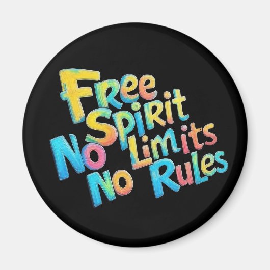 Farbenfreier Geist Magnet (Vorne)