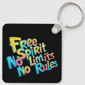 Farbenfreier Geist Schlüsselanhänger (Rückseite)