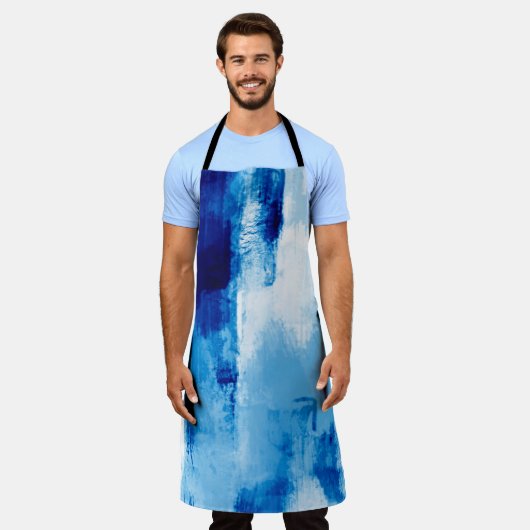 Farbenfreundlich, farblich glänzend. Schöne bemalt Schürze (Getragen)