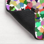Farbenfreundliches, mehrfarbiges Muster Mousepad (Ecke)