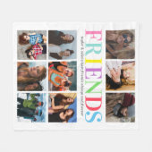 Farbenfreundlichkeit | Friend Foto Collage Fleecedecke (Vorderseite (Horizontal))