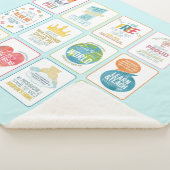 Farbenfroh 12 Pesukim Blanket Sherpadecke (3/4)