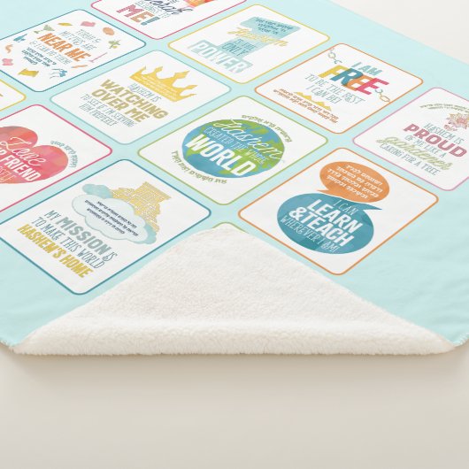 Farbenfroh 12 Pesukim Blanket Sherpadecke (3/4)