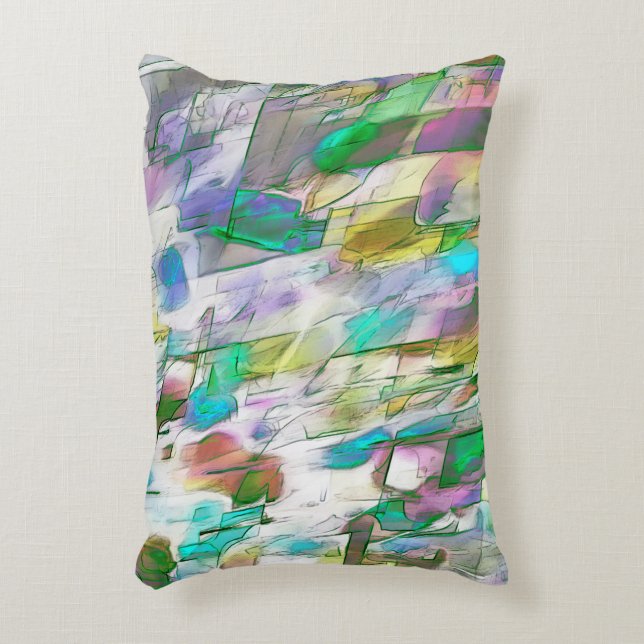 Farbenfroh abgenutzt, zerbrechlich zwischen matt u dekokissen (Vorderseite(Vertikal))