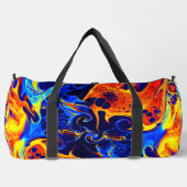 farbenfroh abstrakt duffle bag (Vorderseite)