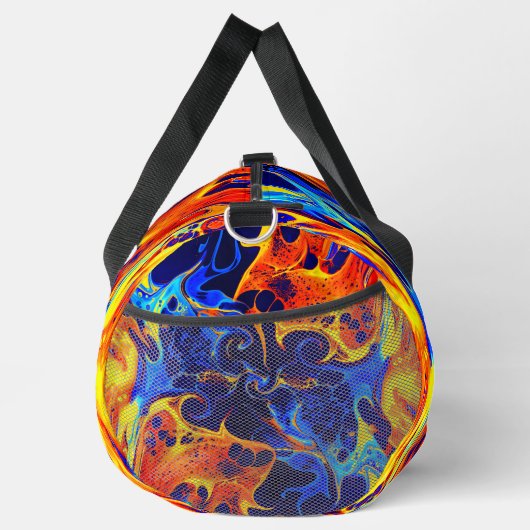 farbenfroh abstrakt duffle bag (Rechts)