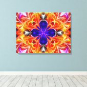 Farbenfroh Abstrakt Leinwanddruck (Insitu (Holzboden))