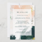 Farbenfroh Abstrakt machen wir immer noch eine Neu Einladung (Vorderseite)