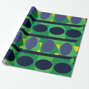 Farbenfroh Abstrakt, modern geometrisch Geschenkpapier