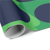 Farbenfroh Abstrakt, modern geometrisch Geschenkpapier (Rolleneckpunkt)