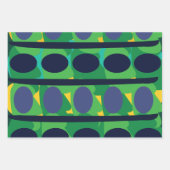 Farbenfroh Abstrakt, modern geometrisch Geschenkpapier Set (Vorderseite 3)