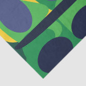 Farbenfroh Abstrakt, modern geometrisch Seidenpapier (Detail)