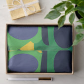 Farbenfroh Abstrakt, modern geometrisch Seidenpapier (Geschenk)