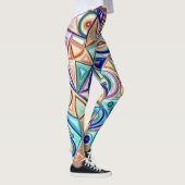 Farbenfroh, abstrakt und stilvoll "Ratti_Creative_ Leggings (Rechts)
