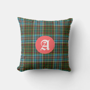 Farbenfroh Anderson Tartan Kariert Monogram Kissen