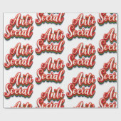 farbenfroh antisozial geschenkpapier (Flach)