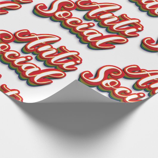 farbenfroh antisozial geschenkpapier (Ecke)