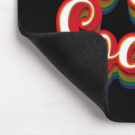 farbenfroh antisozial mousepad (Ecke)