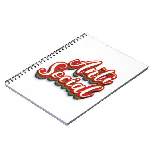 farbenfroh antisozial notizblock (Linke Seite)