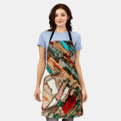 Farbenfroh aufgereihtes Mosaik Schürze (Getragen)