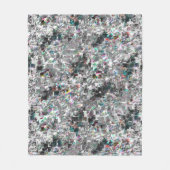 Farbenfroh aussehen wie quadratische dvd Ausschnit Fleecedecke (Vorderseite)