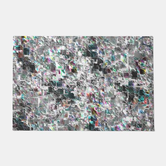 Farbenfroh aussehen wie quadratische dvd Ausschnit Fußmatte (Vorderseite)