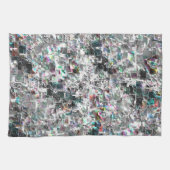 Farbenfroh aussehen wie quadratische dvd Ausschnit Geschirrtuch (Horizontal)