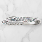 Farbenfroh aussehen wie quadratische dvd Ausschnit Kellnermesser (Rückseite)