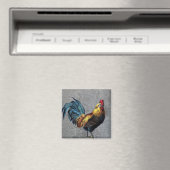 Farbenfroh Bantam Rooster Magnet (In Situ (Geschirrspüler))
