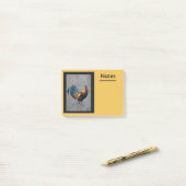 Farbenfroh Bantam Rooster Post-it Klebezettel (Auf Schreibtisch)