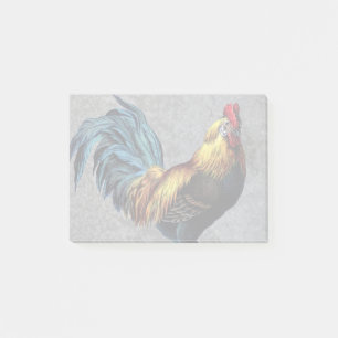 Farbenfroh Bantam Rooster Post-it Klebezettel
