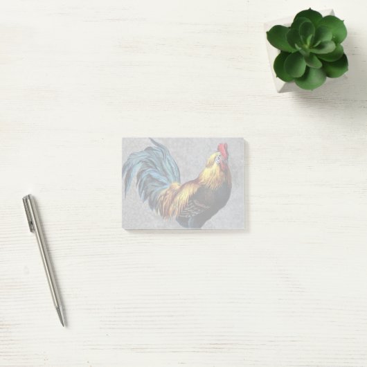 Farbenfroh Bantam Rooster Post-it Klebezettel (Büro)