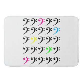 Farbenfroh Bass Clef Badematte