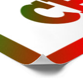 Farbenfroh Behalten Christus in Weihnachts-Poster Poster (Ecke)