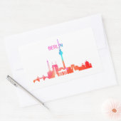 farbenfroh Berlin Rechteckiger Aufkleber (Umschlag)