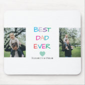 Farbenfroh "Bester Vater je" - Fun & Heartfelt Mousepad (Vorne)