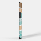 Farbenfroh blau/braun/braun iPhone hülle (Rechte Seite)