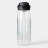 Farbenfroh blau/braun/braun trinkflasche (Rückseite)